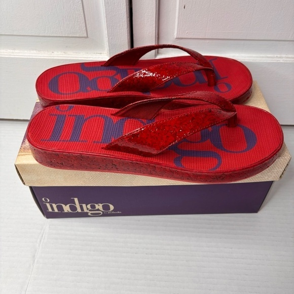 New INDIGO Mint Sandals Size 9 - Picture 4 of 8